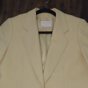 Pendleton Yellow Wool Blazer